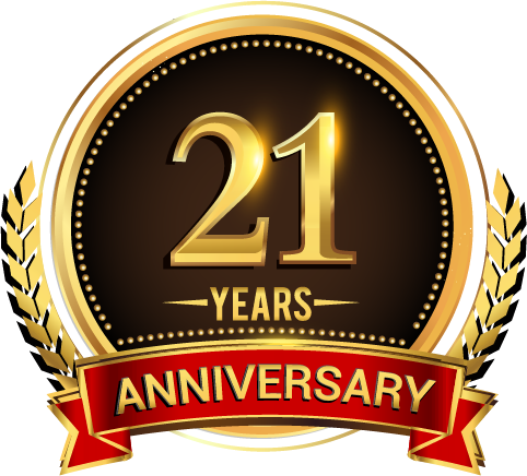 21 years anniversary