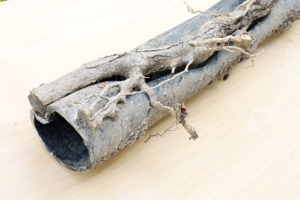 How Do Calgary Plumbers Manage Mainline Sewer Issues? Tree root damage to sewer line.